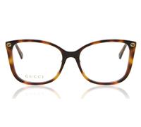 Gucci GG0026O Women's Glasses, Tortoiseshell, Size 53