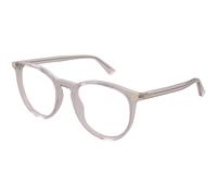 Gucci GG0027O 011 Woman Optical frames Acetate Grey Transparent Round