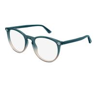 Gucci GG0027O 023 Woman Optical frames Acetate Grey Transparent Round
