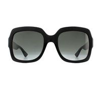 Gucci Woman Gucci GG0036SN 001 Sunglasses Acetate Black Grey Squared Normal Shaded