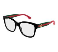 Gucci GG0038ONN 001 Woman Optical frames Acetate Black Transparent Butterfly