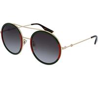 Gucci Womens Sunglasses GG0061S 003 Gold Green and Red Gradient Metal - One Size