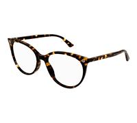 Gucci GG0093O 002 Woman Optical frames Plastic Havana Transparent Round