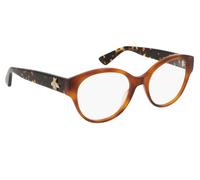 Gucci GG0099O 003 Women's Brown Optical Plastic Eyeglasses Frames 50/18/140
