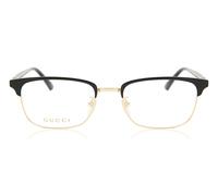 Gucci GG0131O 001 Man Optical frames Metal Black Transparent Squared