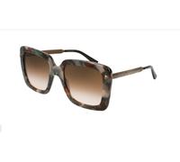 Gucci GG0216S 004 Beige Bordeaux Green Marble Finish Square Gradient Sunglasses