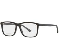 GUCCI GG0407O 005 57 Black Gold Frames Eyeglasses 57-16 Optical Frame