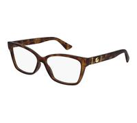 Gucci GG0634O 002 Woman Optical frames Injected Havana Transparent Cat Eye