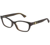 Gucci GG0635O 005 Brown Havana 53-17-145 Eyeglasses Eyewear Frames Optical Rx