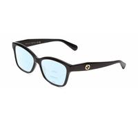 GUCCI GG0798O Women Cateye Multi-Focus Blue Light Filter Glasses Black Gold 55mm