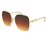 Gucci GG0879S Gold/Brown Gold Shaded 61/18/140 women Sunglasses