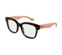 Gucci GG0958O 014 Woman Optical frames Acetate Havana Transparent Squared