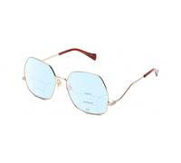 GUCCI GG0972S-003 Womens Multi-Focus Blue Light Glasses Gold Brown Tortoise 60mm