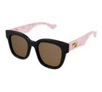 Gucci GG0998S 005 Woman Sunglasses Acetate Black Brown Squared Normal