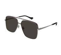 Gucci GG1099SA 001 Man Sunglasses Metal Ruthenium Grey Pilot