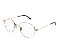 Gucci GG1125OA Asian Fit Men's Glasses, Gold, Size 53