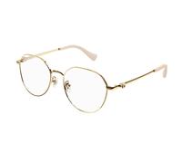 Gucci GG1145O 003 Woman Optical frames Metal Gold Round