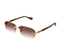 Gucci GG1221S Gold/Red Shaded Logo 56/16/140 men Sunglasses