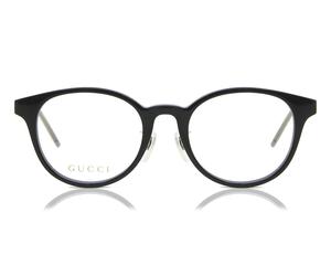 Gucci GG1229OJ Asian Fit Men's Glasses, Black, Size 49