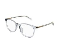 Gucci GG1230OA Asian Fit Men's Glasses, Clear, Size 53