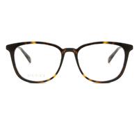 Gucci GG1230OA Asian Fit Men's Glasses, Tortoiseshell, Size 53