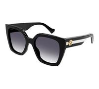 Gucci GG1300S 004 Woman Sunglasses Plastic Black Grey Squared Shaded