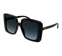 Gucci GG1314S 001 Woman Sunglasses Acetate Black Grey Squared Normal Shaded
