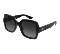 Gucci GG1337S 002 Woman Sunglasses Plastic Black Grey Oversize Polarized