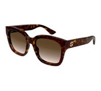 Gucci GG1338S 003 Woman Sunglasses Plastic Havana Brown Squared Shaded