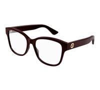 Gucci GG1340O 004 Woman Optical frames Plastic Burgundy Squared