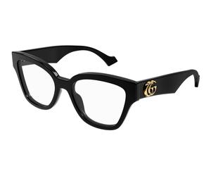 Gucci GG1424O 005 Woman Optical frames Acetate Black Geometric