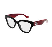 Gucci GG1424O 013 Woman Optical frames Acetate Black Transparent Round
