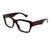 Gucci GG1428O 002 Man Optical frames Acetate Havana Squared