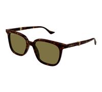 Gucci GG1493S 002 Man Sunglasses Acetate Havana Green Squared