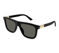 Gucci GG1502S 001 Man Sunglasses Acetate Black Grey Squared
