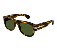 Gucci GG1517S 003 Man Sunglasses Acetate Havana Green Squared