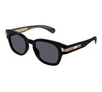 Gucci GG1518S 001 Man Sunglasses Acetate Black Grey Round