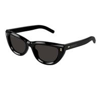 Gucci GG1521S 001 Woman Sunglasses Acetate Black Grey Cat Eye
