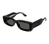 Gucci GG1528S 001 Woman Sunglasses Acetate Black Grey Squared