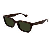 Gucci GG1539S 002 Man Sunglasses Injected Havana Green Squared