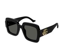 Gucci Woman Gucci GG1547S 001 Sunglasses Acetate Black Grey Squared
