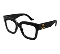 Gucci GG1549O 001 Woman Optical frames Acetate Black Transparent Squared