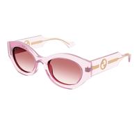 Gucci GG1553S 003 Woman Sunglasses Injected Pink Red Round