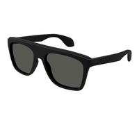 Gucci GG1570S 001 Man Sunglasses Injected Black Grey Squared