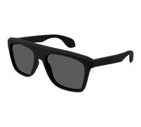 Gucci GG1570S 006 Man Sunglasses Injected Black Grey Squared