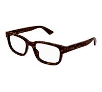 Gucci GG1584O 002 Man Optical frames Injected Havana Transparent Round