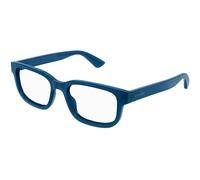 Gucci GG1584O 003 Man Optical frames Injected Blue Transparent Round