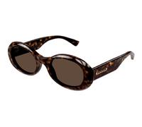 Gucci GG1587S 002 Woman Sunglasses Acetate Havana Brown Round