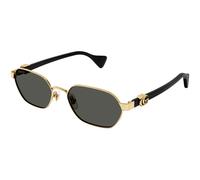 Gucci Woman Gucci GG1593S 001 Sunglasses Metal Gold Grey Round