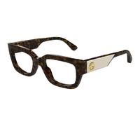 Gucci GG1666O 003 Woman Optical frames Acetate Havana Transparent Cat Eye